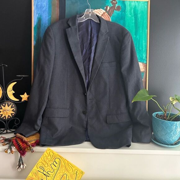 Haight & Ashbury Sophisticated Charcoal Men's Blazer 42 - Picture 2 of 12